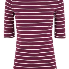 Тельняшка в полоску с вырезом лодочка