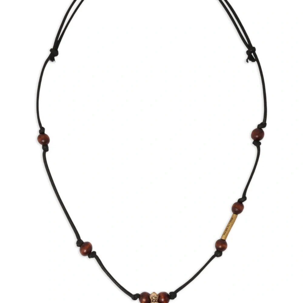 Колье с бусинами