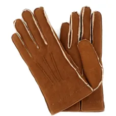 Перчатки с декоративной строчкой