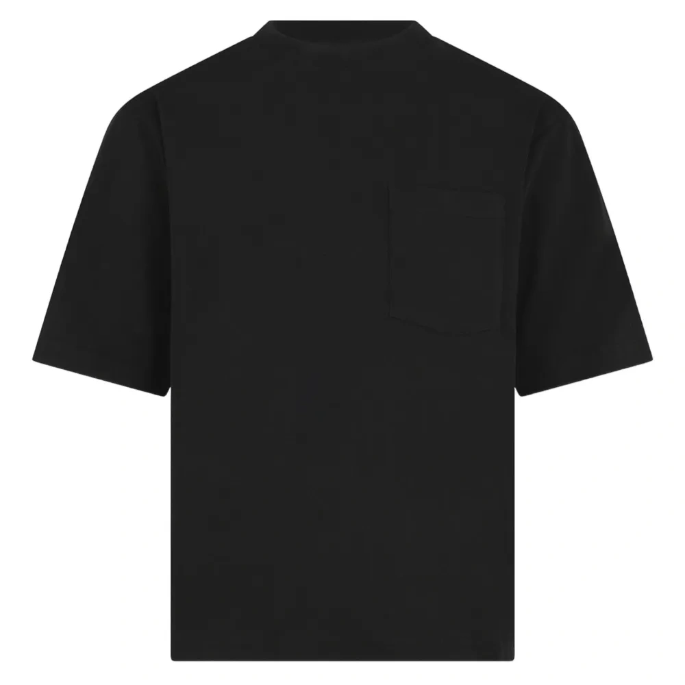 Футболка свободного кроя с карманом