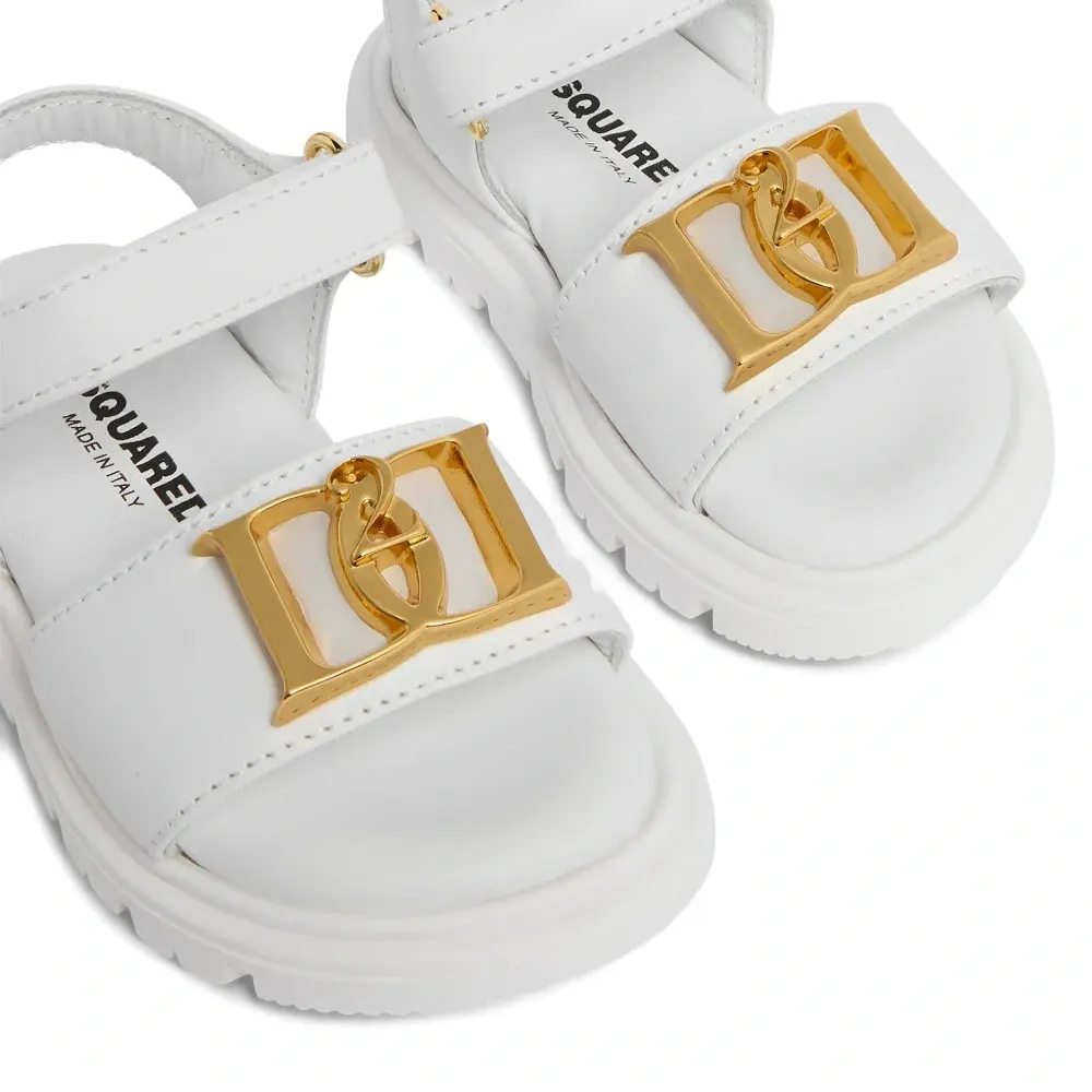 Босоножки с логотипом