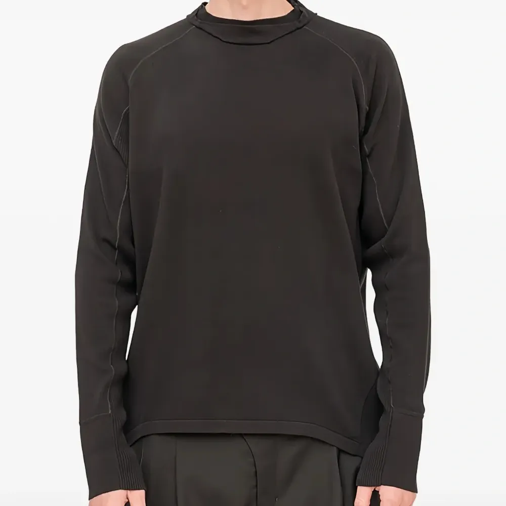 Хлопковая футболка с длинными рукавами Хлопковая футболка с длинными рукавами