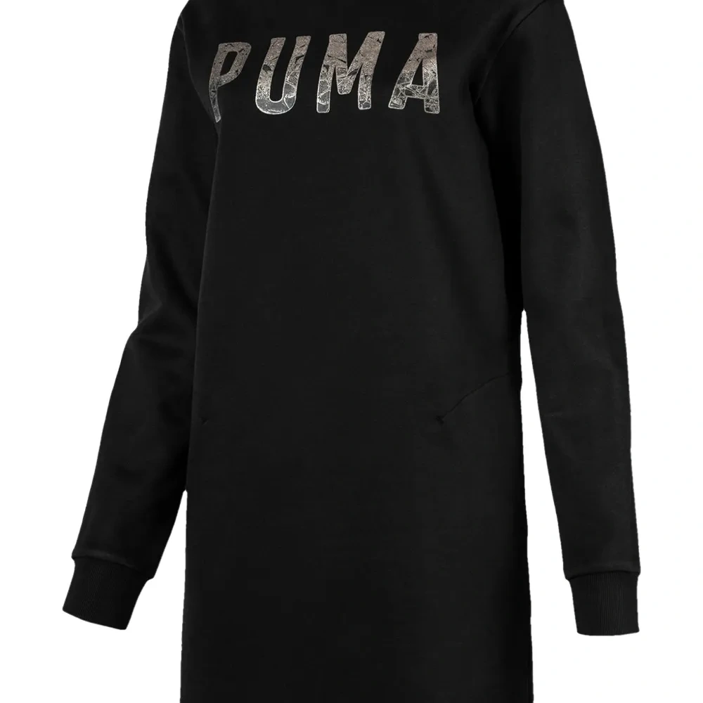 Мини-платье из флиса с логотипом