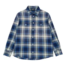 Клетчатая рубашка с карманами