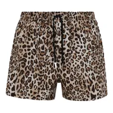 Плавки-шорты с леопардовым принтом