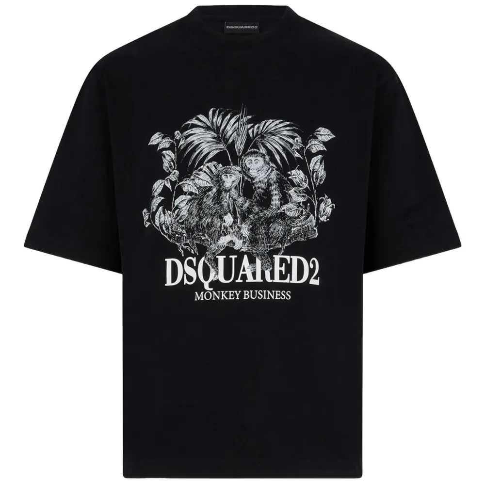 Футболка с графическим принтом "Monkey Business"