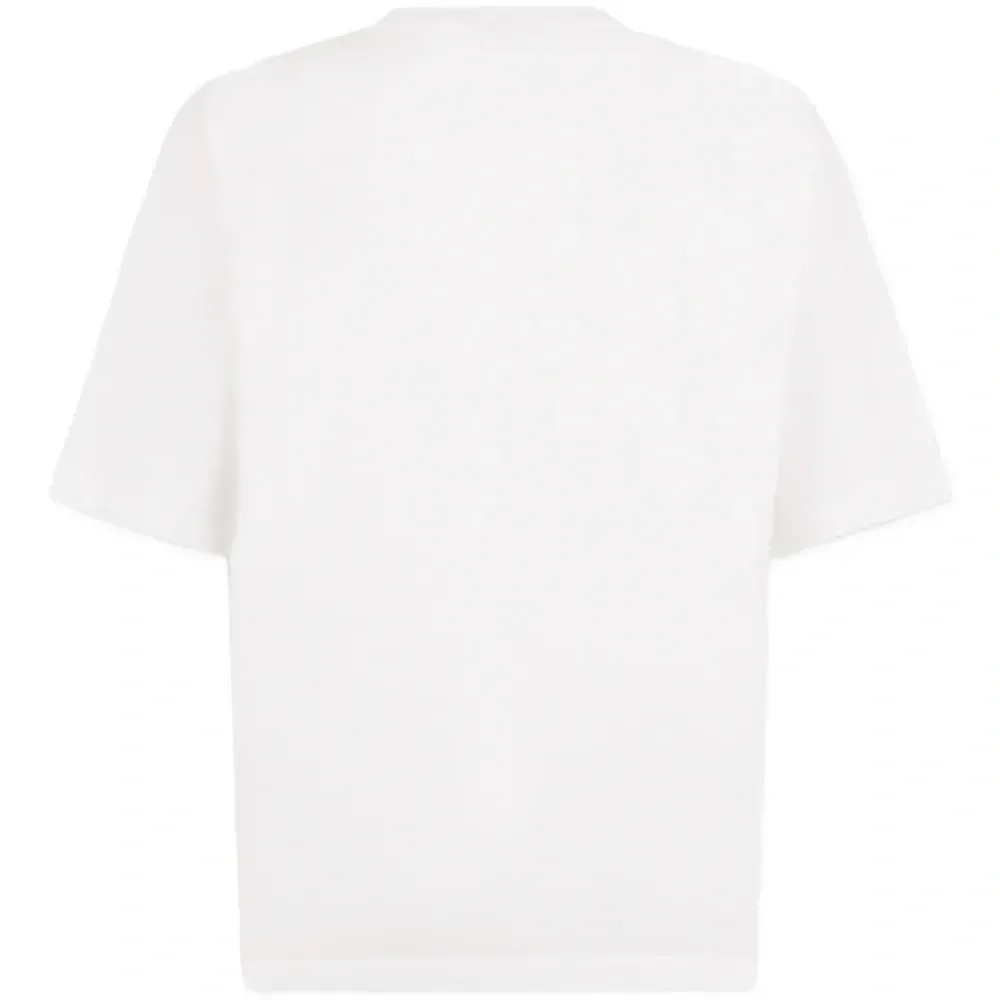 Футболка с круглым вырезом и короткими рукавами