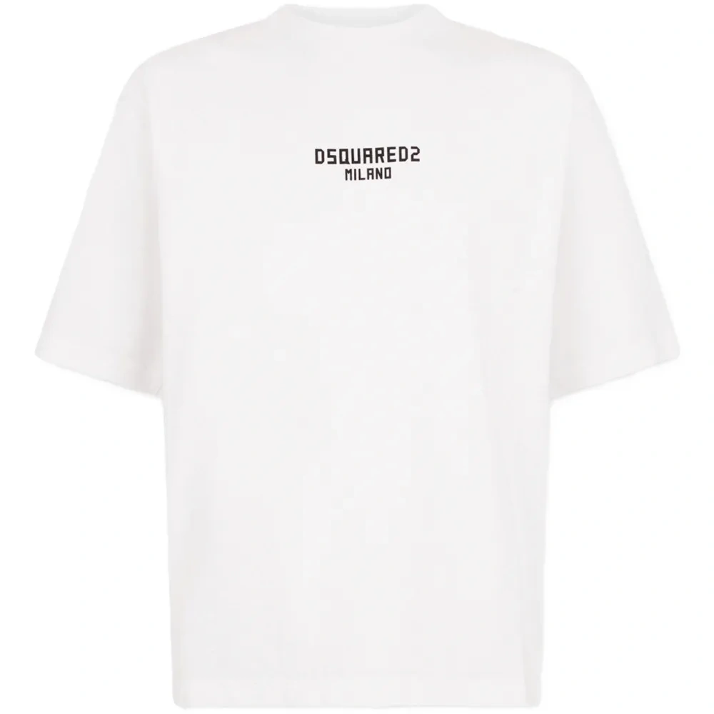 Футболка с круглым вырезом и короткими рукавами