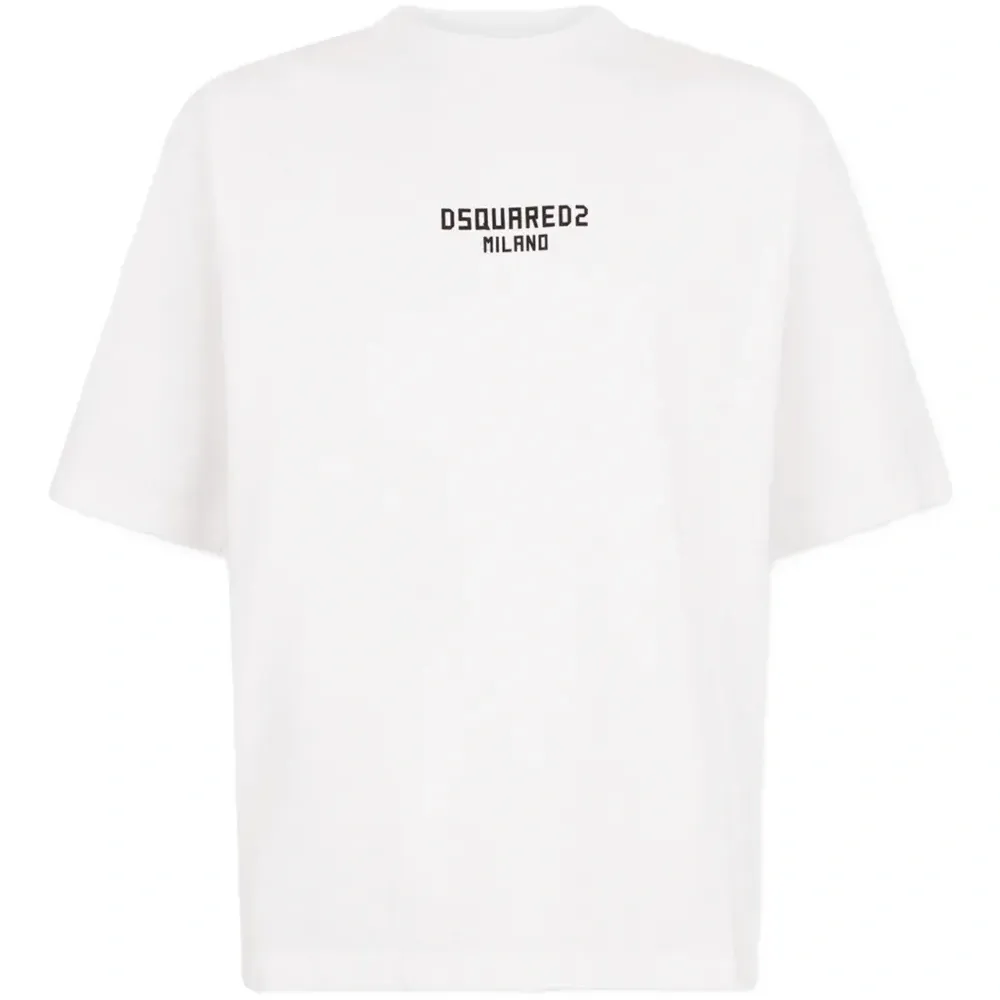 Футболка с круглым вырезом и короткими рукавами