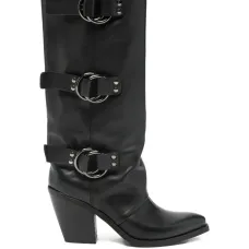 Ботильоны с пряжкой на каблуке 85 мм Ботильоны с пряжкой на каблуке 85 мм