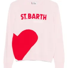 Джемпер с принтом в виде сердца