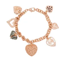 Браслет с подвеской в форме сердца