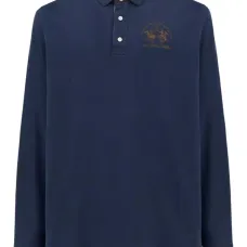 Рубашка поло Beato с длинными рукавами и вышитым логотипом