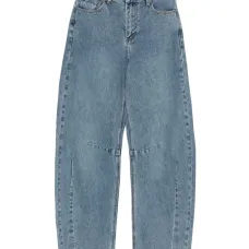 Джинсы с отделкой швами