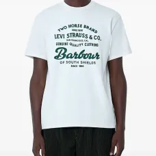 Футболка с круглым вырезом и логотипом Barbour