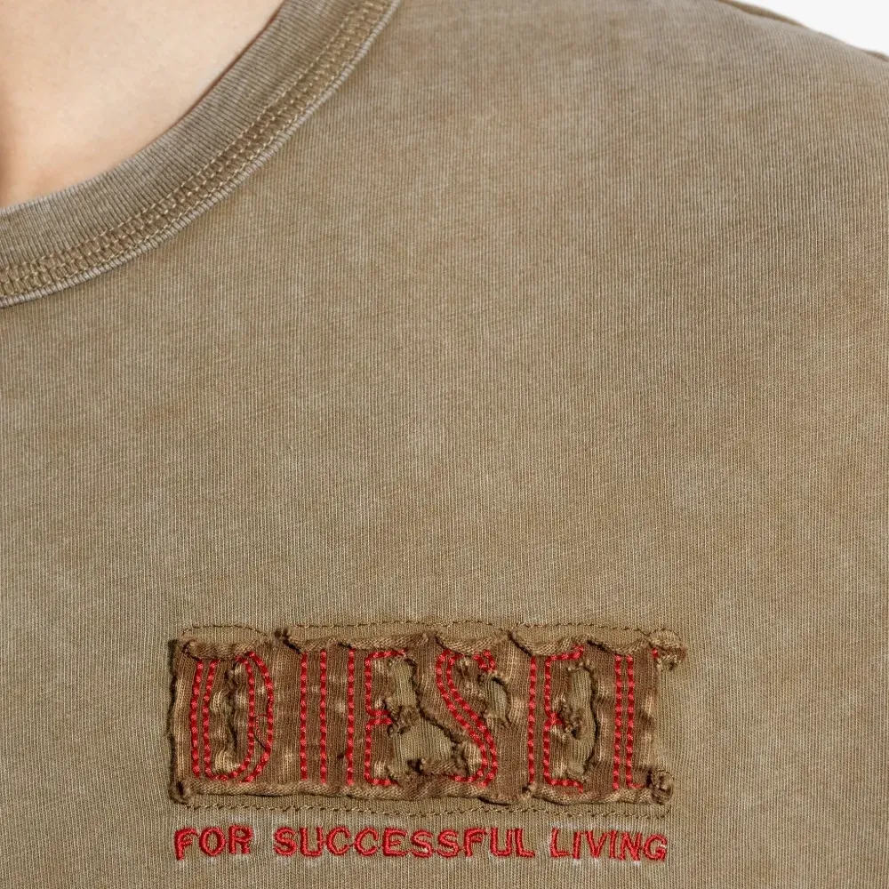 Футболка T-RAWJUST-V1 с необработанным краем