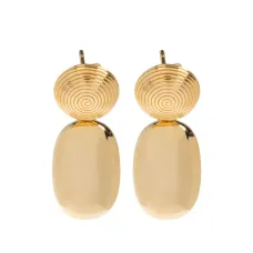 Серьги Carla с спиральным декором Серьги Carla с спиральным декором