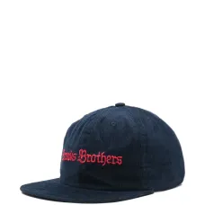 Шестипанельная кепка из вельвета