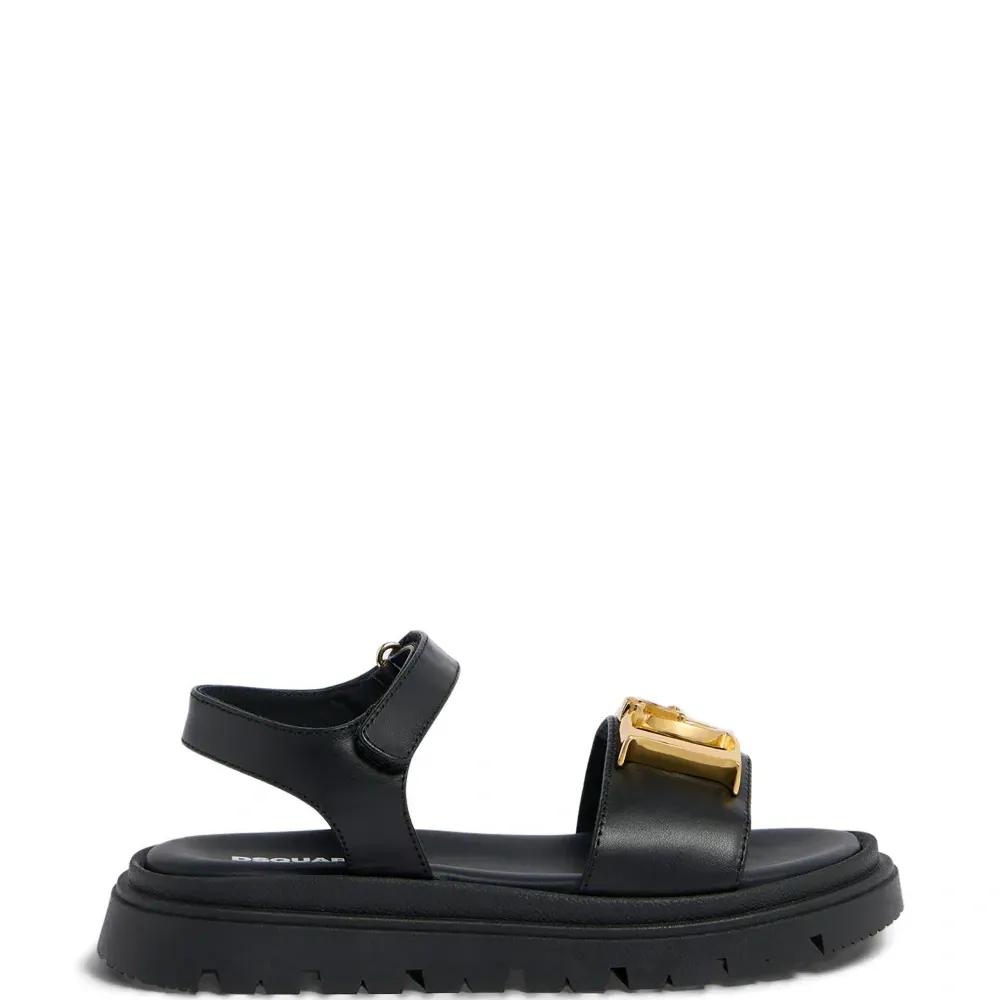 Босоножки с логотипом