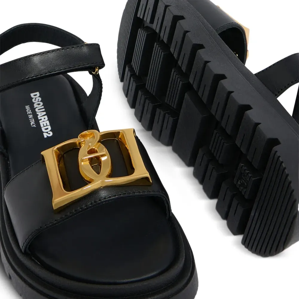 Босоножки с логотипом