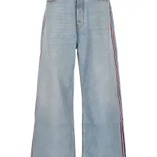 Джинсы с нашивкой-логотипом