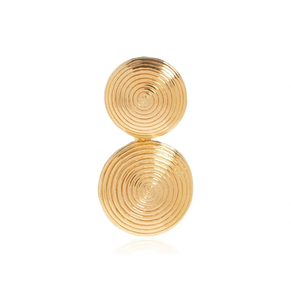 Серьги "Рита" с двумя дисками