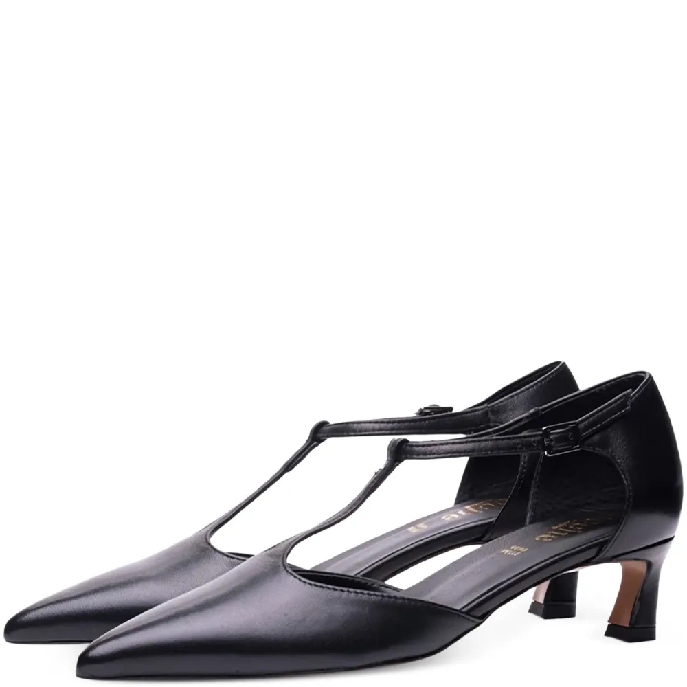 Туфли с Т-образным ремешком