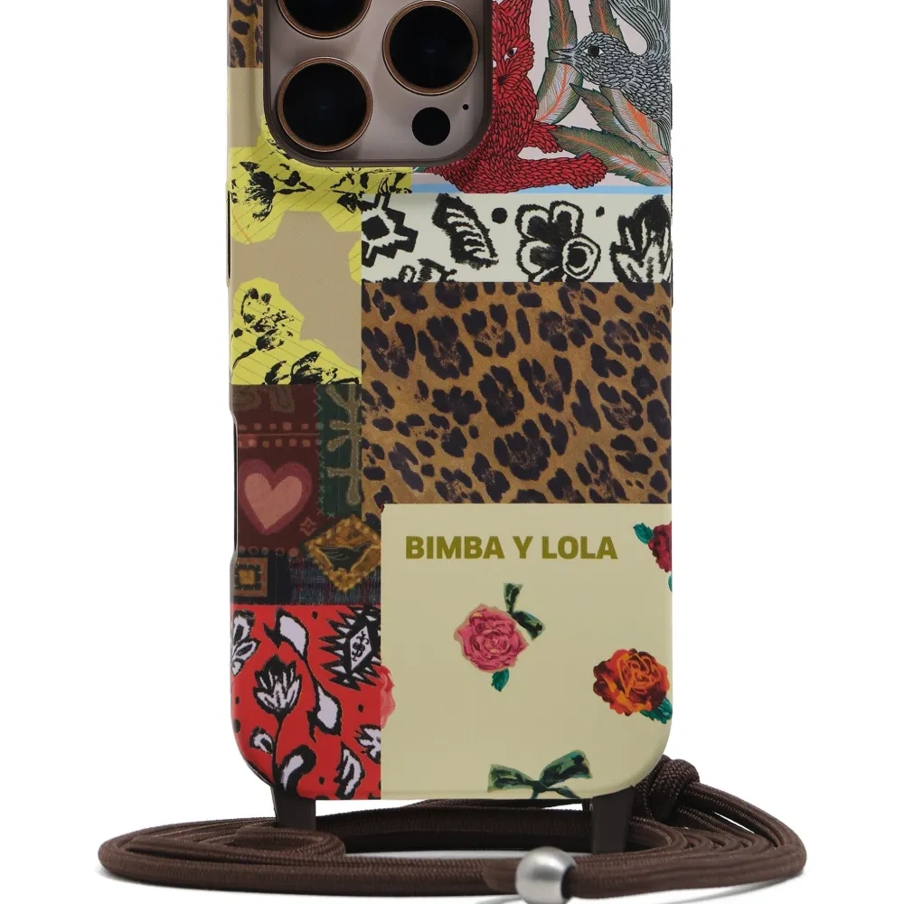 Сумка для iPhone 16 в технике пэчворк