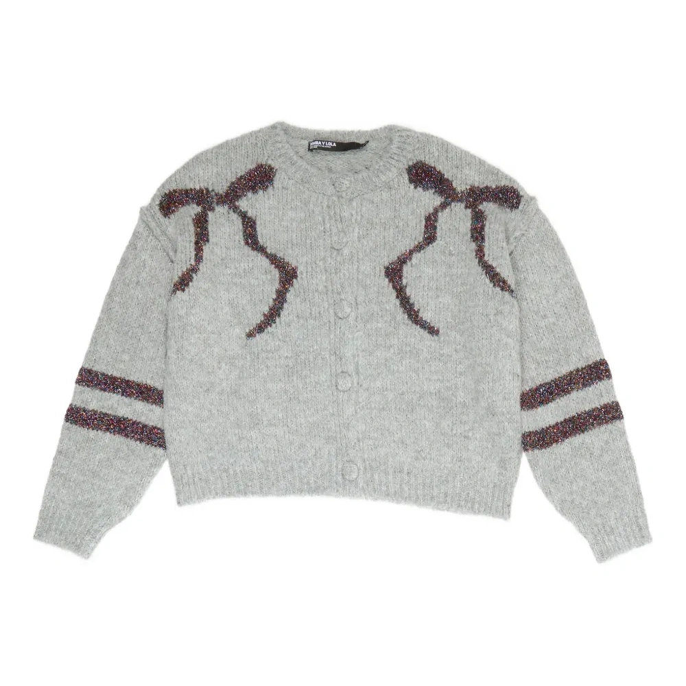 Кардиган с бантами