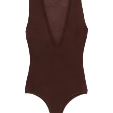 Боди с V-образным вырезом