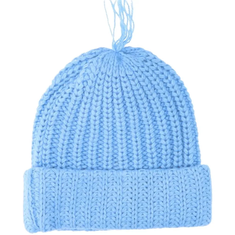 Шапка бини с нашивкой-логотипом