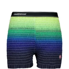 Шорты с градиентным дизайном и текстурой с присборкой