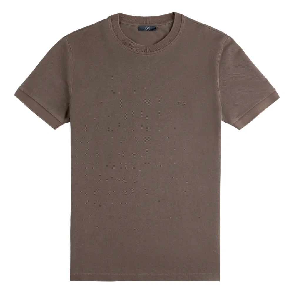 Футболка с круглым вырезом