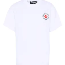 Футболка с нашивкой-логотипом