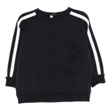 Толстовка с отделкой в полоску