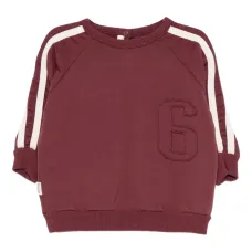 Толстовка с отделкой в полоску