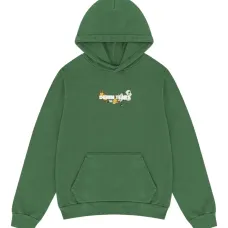 Худи с цветочной вышивкой