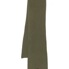 Шарф в рубчик с логотипом