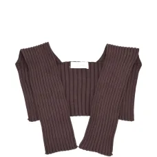 Коричневый шарф