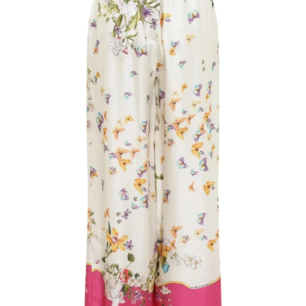 Брюки с цветочным принтом Брюки с цветочным принтом