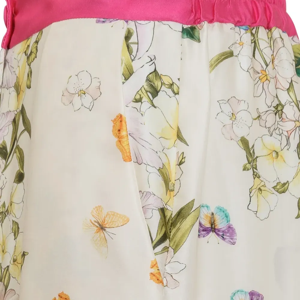 Брюки с цветочным принтом Брюки с цветочным принтом