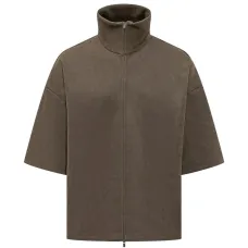 Куртка с короткими рукавами на молнии