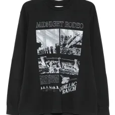 Графическая футболка с длинными рукавами