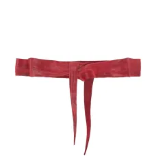 Кожаный ремень на завязках Кожаный ремень на завязках