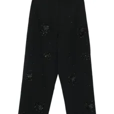 Брюки с бисерной отделкой Брюки с бисерной отделкой