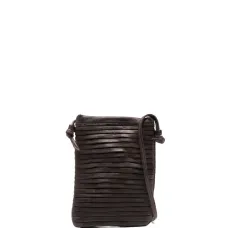 Плиссированная сумка-сэтчел через плечо с узлом