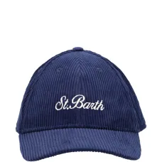 Бейсболка из вельвета с вышивкой