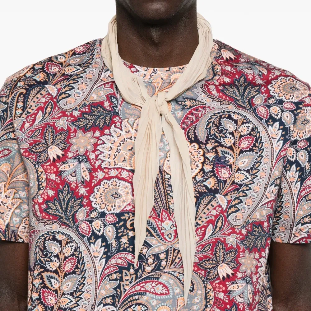 Футболка с принтом «пейсли»