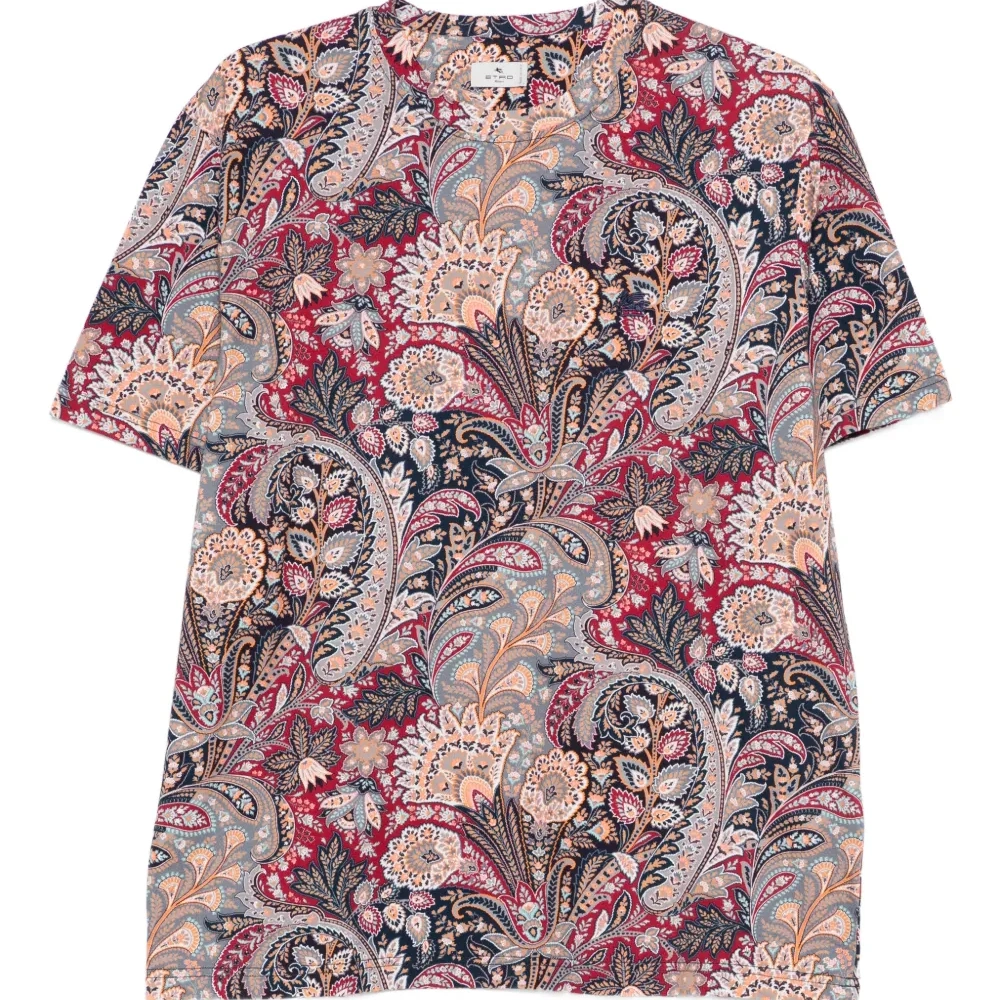 Футболка с принтом «пейсли»