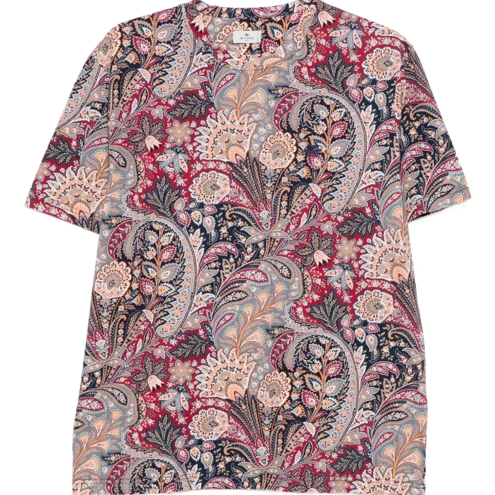 Футболка с принтом «пейсли»